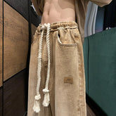 Men Jeans Oversize Straight-Leg Pants
